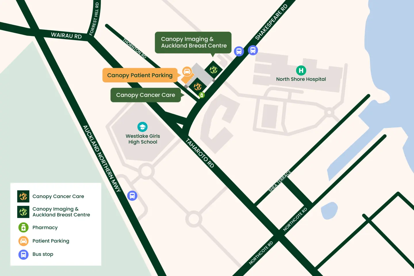 CCC North Shore Map
